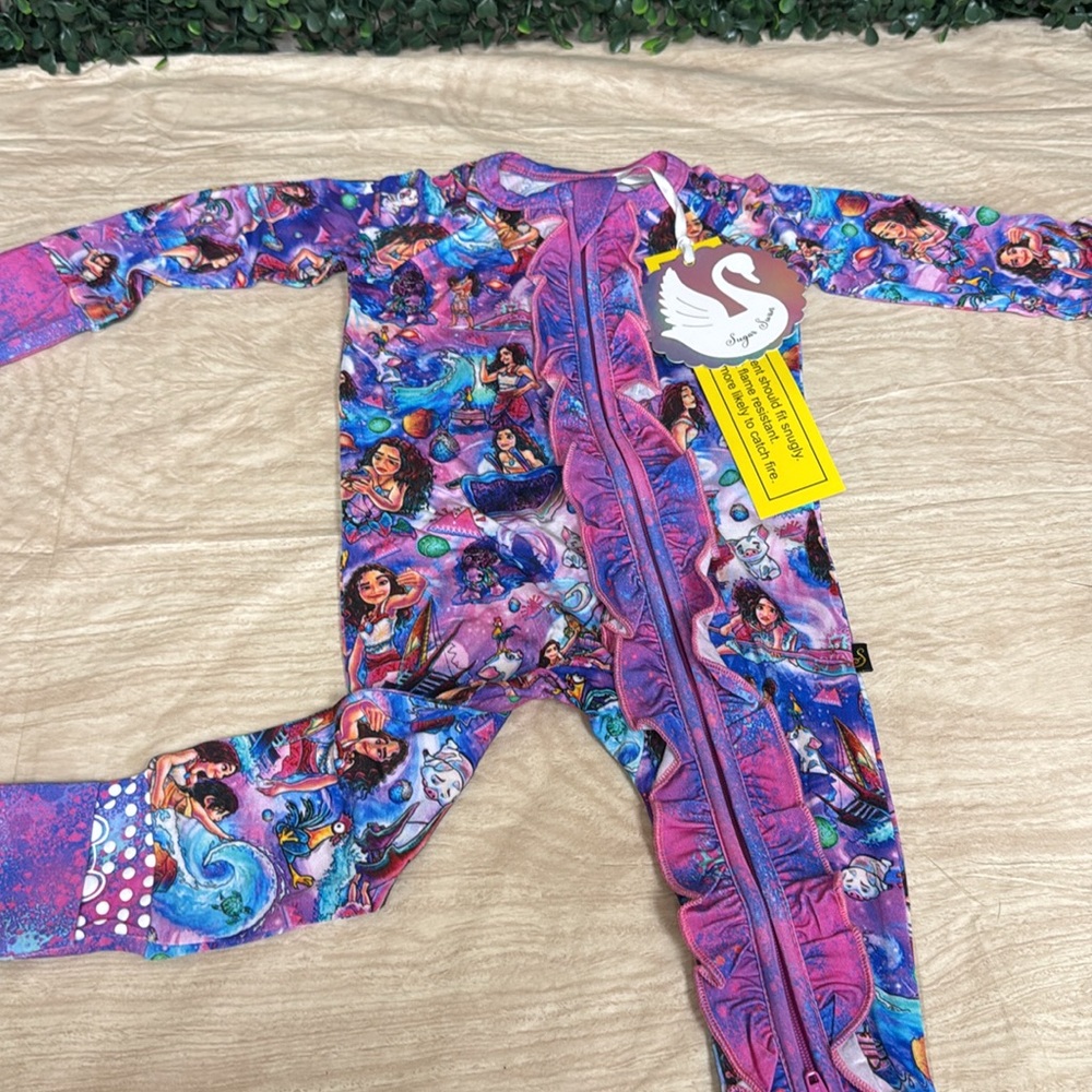 SUGAR SWAN MOANA ZIPPY - 0-3M
